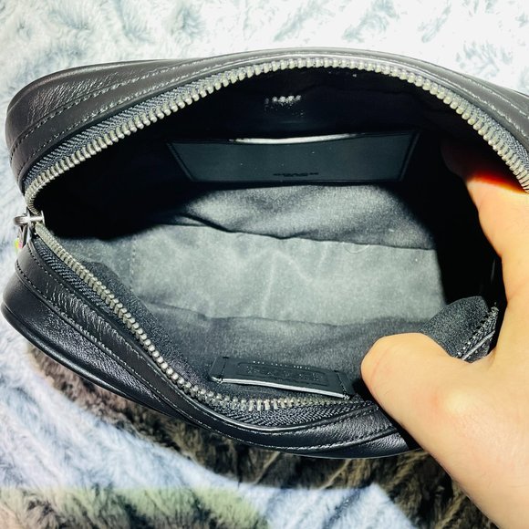 BNWT - COACH TERRAIN POUCH IN BLACK W/REFLECTIVE DETAILS (F79777) - Picture 15 of 15